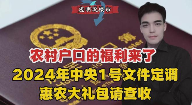 农村户口的福利来了2024年中央1号文件定调惠农大礼包请查收EMC易倍体育 易倍EMC(图1)