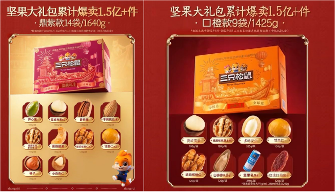 易倍体育 EMC易倍5款坚果礼3个月卖超200万盒三只松鼠藏着哪些爆款秘诀？(图4)